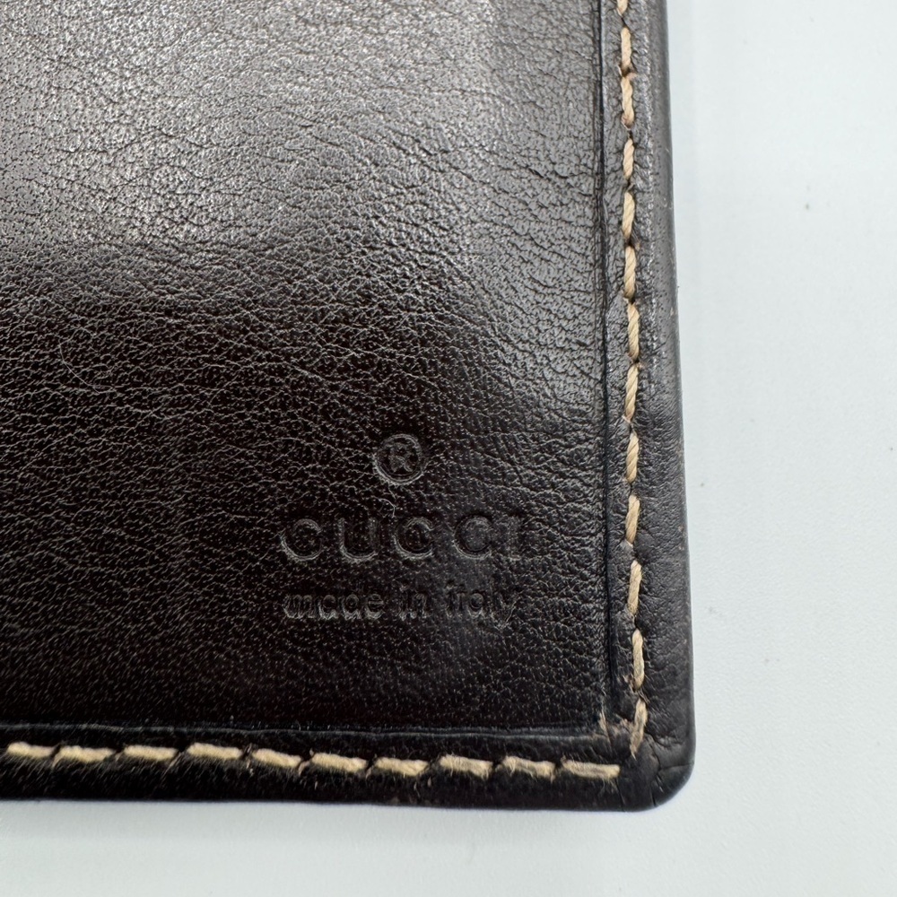 Gucci GG Canvas Continental Wallet Beige Brown Interlocking GG Logo - Picture 13 of 16
